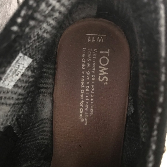 Black Suede Toms Desert Wedge Bootie - Picture 4 of 6